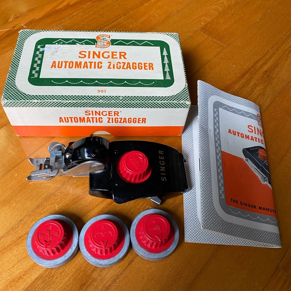 Vintage zigzagger for slant shank singer sewing machine